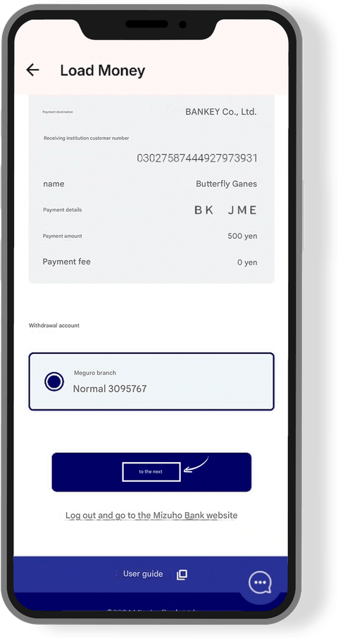 App screen for step 10: Enter the second PIN